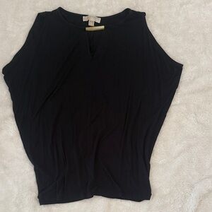 Michael Kors Black Sleeveless Blouse